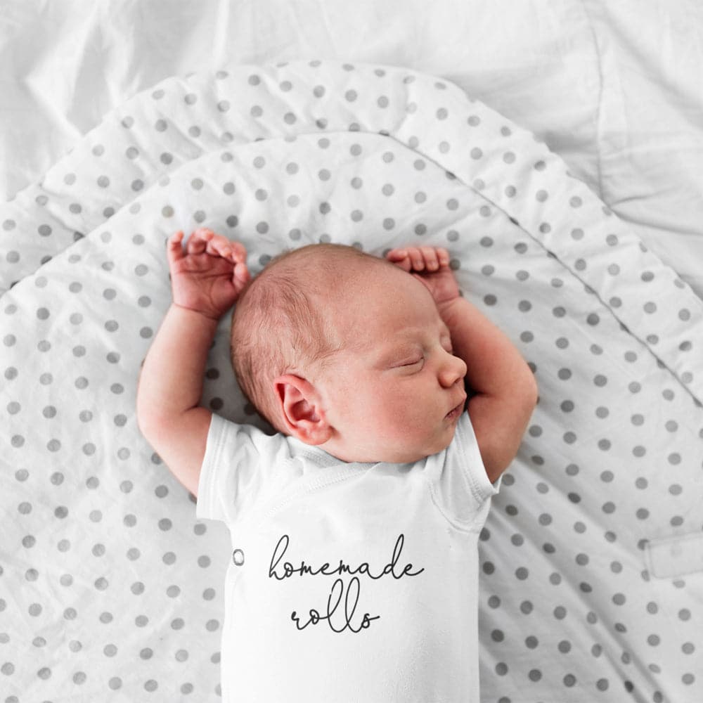 Thanksgiving Baby Onesie - Homemade Rolls Baby Onesie - Cute Fall Onesie - Funny Baby Clothes
