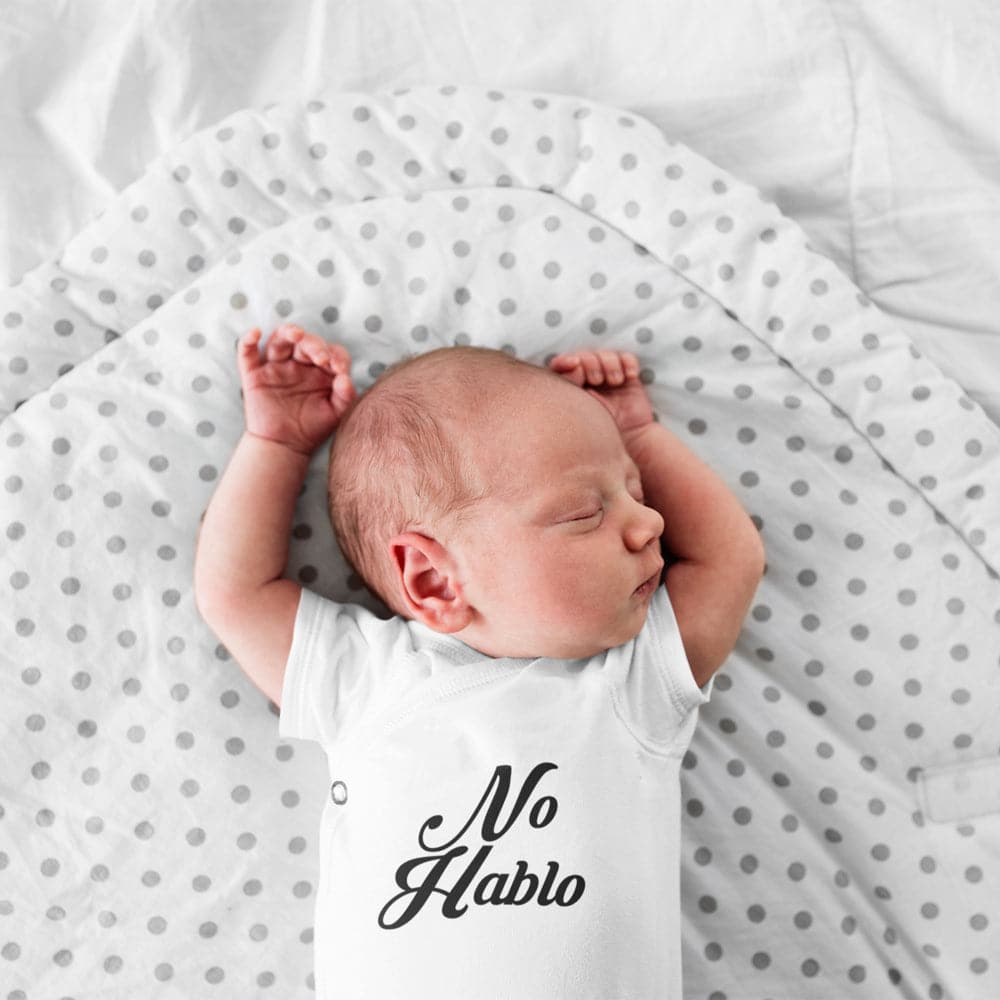 Funny Baby Clothes - No Hablo Baby Boy Onesie - Mexican Baby Onesie - Cute Spanish Baby Clothes