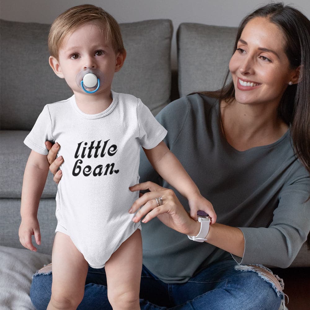 Minimalist Baby Onesie - Little Bean Onesie - Cute Baby Clothes- Baby Onesie