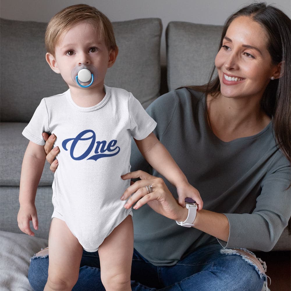 Baseball First Birthday Boy - First Birthday Onesie - Baseball 1st Birthday Onesie