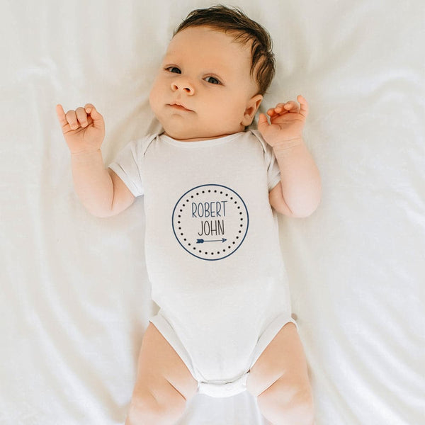 Customized baby hot sale boy onesies