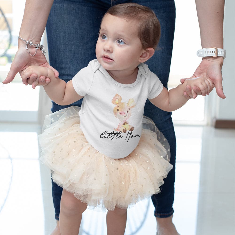 Animal Baby Onesie - Cute Little Pig Onesie - Little Ham Baby Onesie - Farm Baby Onesie - Cute Farm Onesie