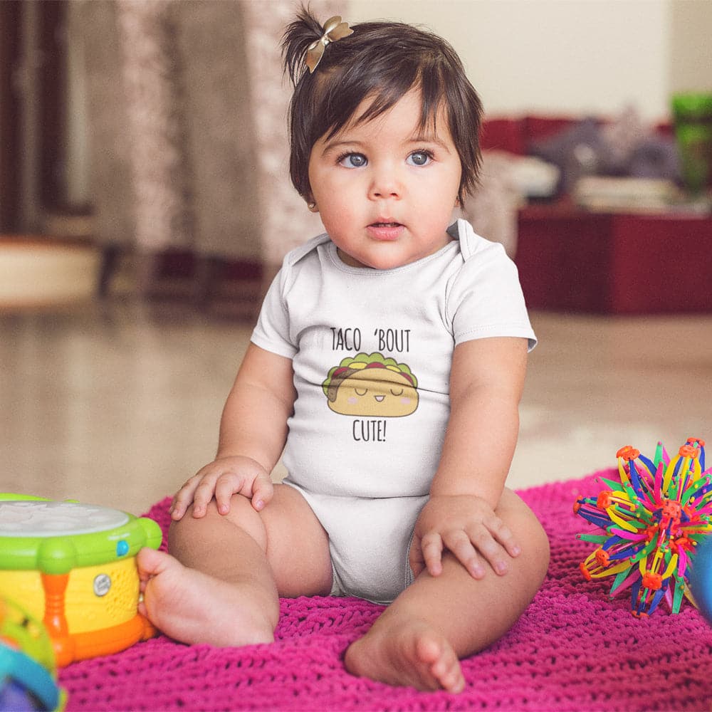 Cute Taco Onesie - Taco 'Bout Cute Baby Onesie - Mexican Baby Clothes