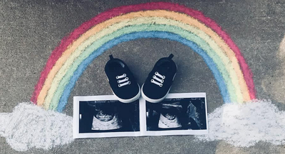 Rainbow Baby Announcement