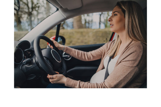 What is the best time to stop driving while pregnant?