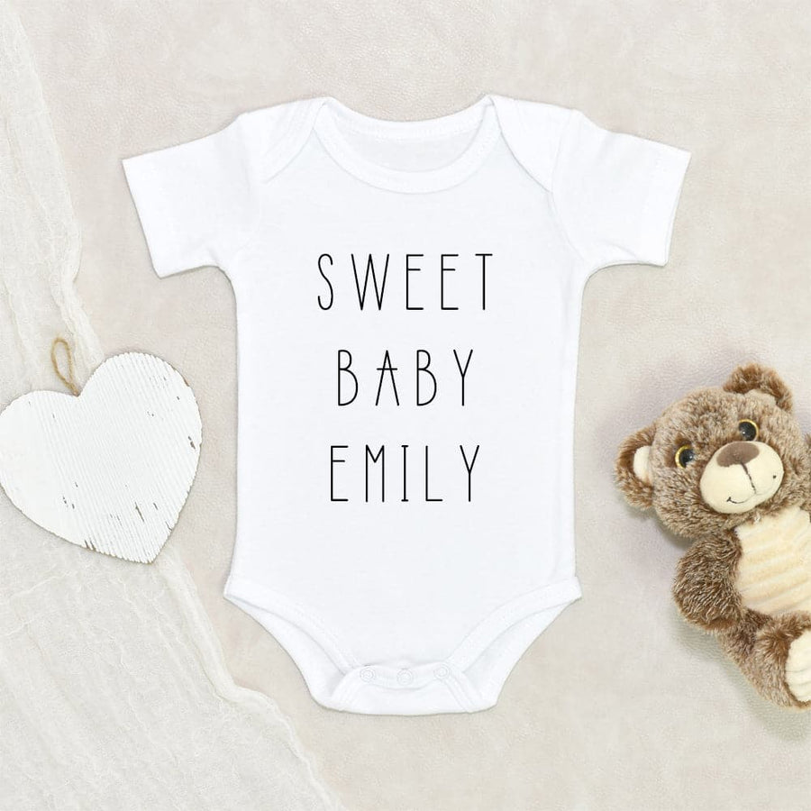 Modern Onesie - Unique Baby Clothes - Personalized Baby Name Onesie - Custom Onesie - Boho Baby Name Onesie