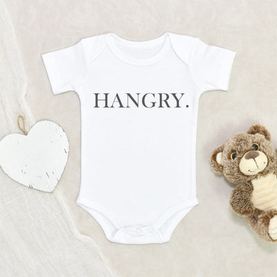 Cute Baby Clothes - Hangry Baby Onesie - Funny Baby Clothes