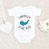 Valentines Day Whale Onesie - I Whaley Love You Onesie - Cute Valentines Day Onesie