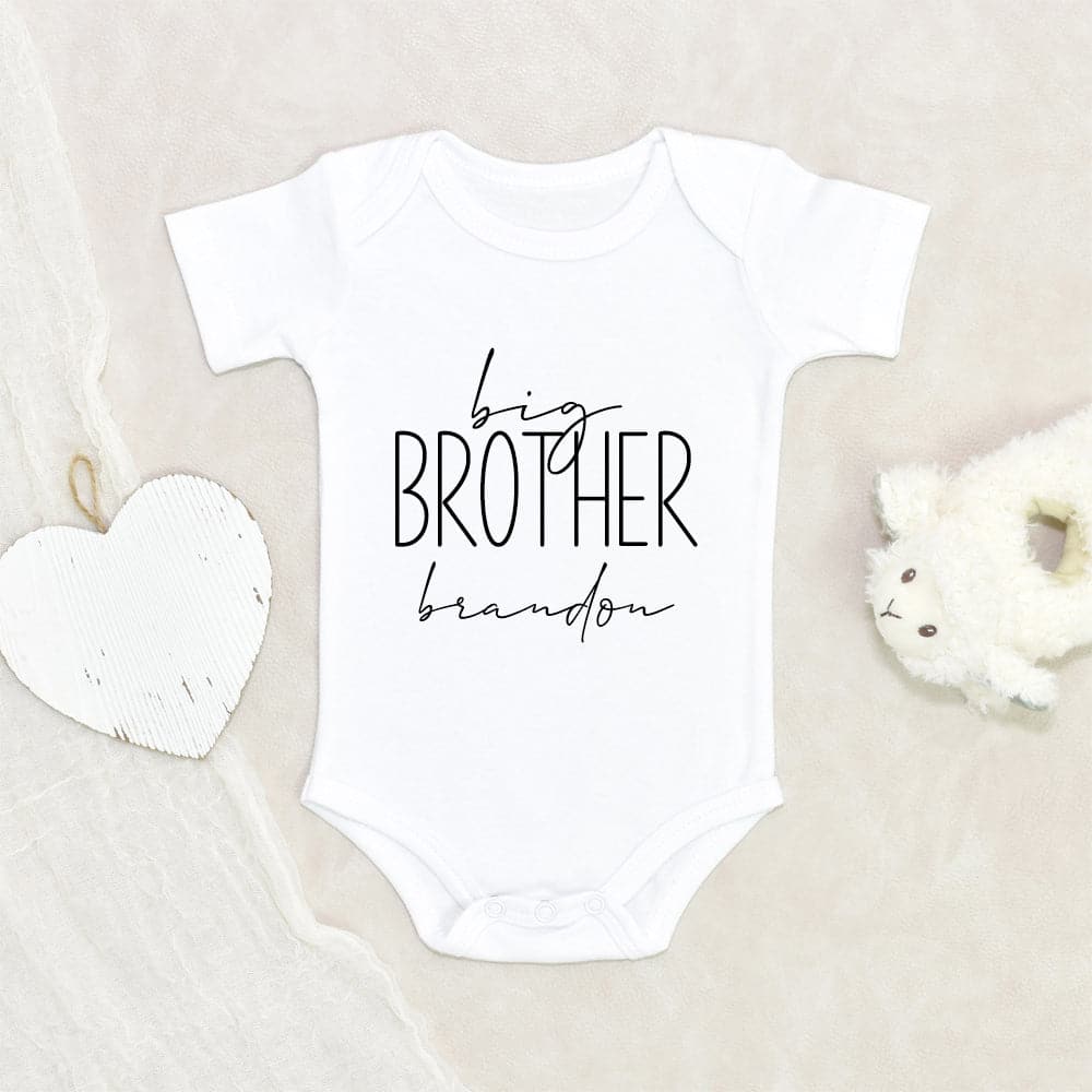 Cute Big Brother Gift For Boy - Big Brother Onesie - Big Brother Baby