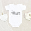 Cute Feminist Onesie - Tiny Feminist Onesie - Girl Power Baby Clothes - Pee On The Patriarchy Onesie