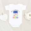 It Takes Both Rain & Shine To Make A Rainbow IVF Onesie - Sibling Memorial Onesie - Rainbow Baby Pregnancy Announcement