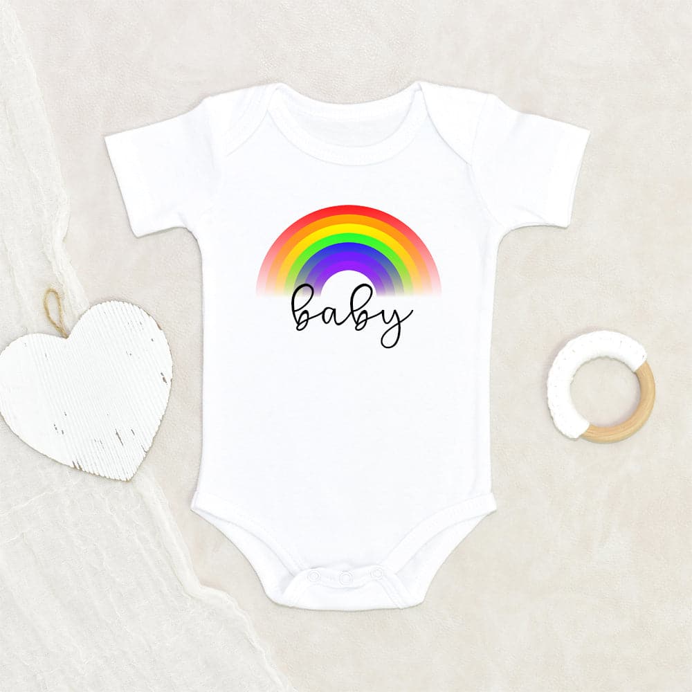 Rainbow hot sale baby vest