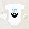 Father's Day Onesie - Father's Day Gift - Daddy's Little Beard Puller Baby Onesie - Funny Baby Clothes - Daddy Onesie