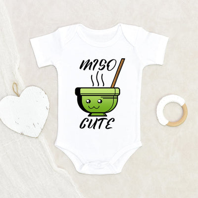 Cute Baby Onesie - Miso Cute Onesie - Funny Clothes - Unisex Baby Onesie - Sushi Onesie- Baby Shower Gift
