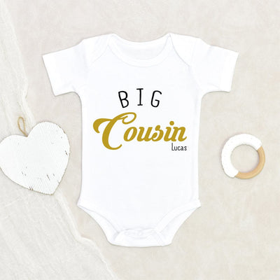 Big Cousin Onesie - Cousin Baby Announcement Onesie - Cute Baby Clothes - New Nephew Or Niece Onesie