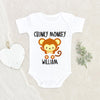Chunky Monkey Onesie - Funny Baby Shower Gift - Chunky Monkey Baby Onesie - Personalized Baby Gift