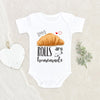 Thanksgiving Onesie - My Rolls Are Homemade Onesie - Cute Fall Clothes - Funny Baby Onesie