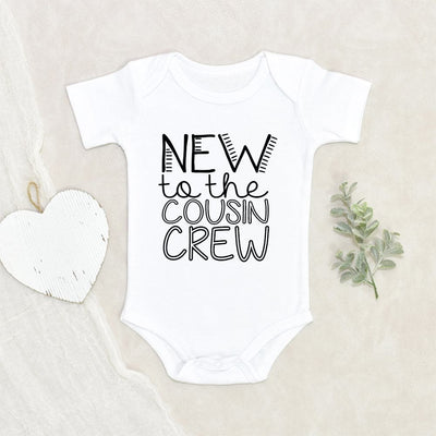Cousin Crew Baby Clothes - New To The Cousin Crew Onesie - Cousin Announcement Onesie - Cousin Crew Baby Shower Gift