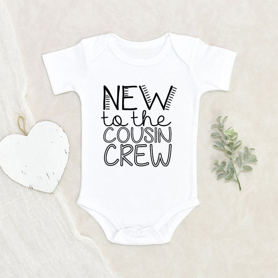 Cousin Crew Baby Clothes - New To The Cousin Crew Onesie - Cousin Announcement Onesie - Cousin Crew Baby Shower Gift
