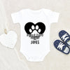Newborn Baby Gift - Personalize Baby Onesie - My Best Friend Has Paws Onesie - Dog Lover Baby Custom Onesie