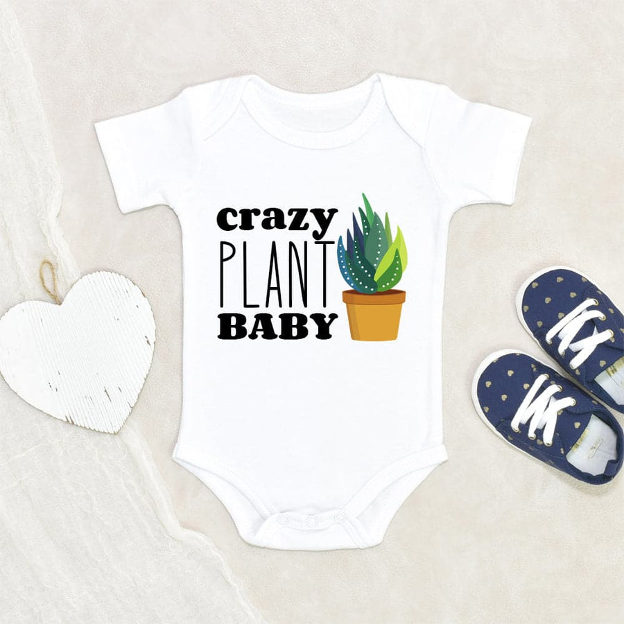 Cute Plant Baby Shower Gift - Crazy Plant Baby Onesie - Cute Plant Based Baby Clothes