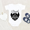 Beard Onesie - Funny Dad Baby Onesie - Father's Day Gift From Baby - Cute Baby Clothes - Proud Owner Of A Bearded Dad Baby Onesie