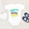 Cute Baby Shower Gift - Nap? No Thanks I Thought You Said Snack Onesie - Nap Time Baby Onesie