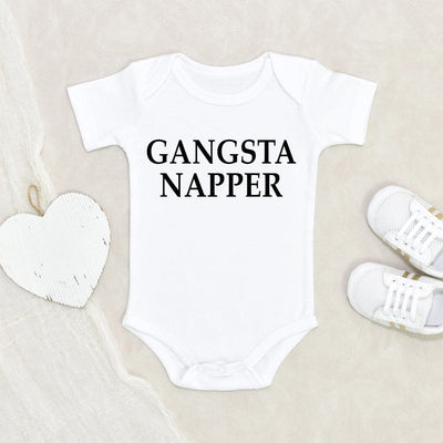 Gangsta Napper Baby Onesie - Gangsta Baby Onesie - Cute Baby Onesie
