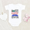 Baby Shower Gift - World's Cutest Tax Deduction Onesie - Pregnancy Reveal Onesie - Funny Baby Onesie - Pregnancy Announcement Onesie