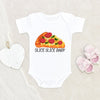 Cute Slice Slice Baby Onesie - Cute Baby Onesie- Funny Baby Onesie - Pizza Baby Onesie