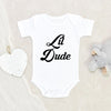 Minimalist Baby Onesie - Little Dude Onesie - Cute Baby Clothes - Cute Baby Boy Onesie