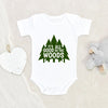 Little Camper Baby Clothes - Adventure Onesie - It's All Good In The Woods Onesie - Hiking Baby Onesie