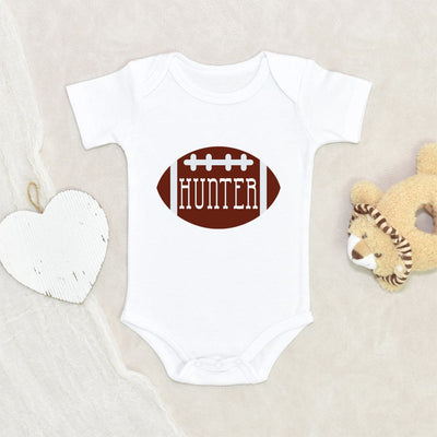 Football Name Baby Onesie - Personalized Football Onesie - Football Baby Clothes - Cute Fall Onesie