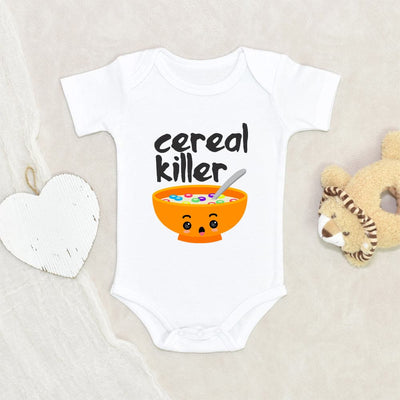 Cereal Killer Baby Onesie - Funny Baby Onesie - Cute Baby Clothes - Cute Baby Onesie - Baby Onesie