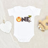 One Year Birthday Clothes Or Onesie Jungle Theme - First Birthday Jungle Boy Onesie - Birthday Baby Boy Gift - Animal Onesie