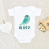 Cute Boys Onesie - Baby Owl Onesie - Baby Boy Onesie - Blue Owl Personalized Onesie - Custom Baby Clothes - Baby Shower Gift - Boho Baby Onesie