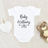 Pregnancy Announcement Onesie - Custom Baby Clothes - Baby Coming Soon Custom Onesie - Personalized Baby Clothes - Cute Baby Onesie