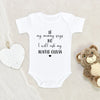 Custom Baby Clothes Unisex Baby Onesie If Mommy Says No I Will Ask My Auntie Personalized Name Baby Onesie Auntie Announcement Onesie Auntie Baby Onesie