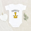 Yoga Baby Onesie - Funny Giraffe Baby Onesie - Namaste Giraffe Onesie Baby Onesie - Animal Baby Onesie - Giraffe Baby Clothes