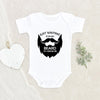 Baby Shower Gift Cute Baby's Beard Onesie Just Waiting For My Beard To Grow In Baby Onesie Cute Baby Clothes Unique Baby Onesie