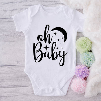 Oh Baby-Onesie-Best Gift For Babies-Adorable Baby Clothes-Clothes For Baby-Best Gift For Papa-Best Gift For Mama-Cute Onesie