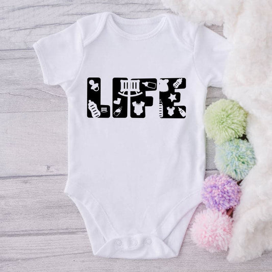 LIFE-Onesie-Best Gift For Babies-Adorable Baby Clothes-Clothes For Baby-Best Gift For Papa-Best Gift For Mama-Cute Onesie