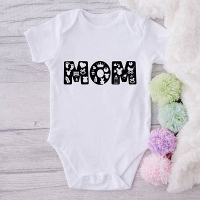 MOM-Onesie-Best Gift For Babies-Adorable Baby Clothes-Clothes For Baby-Best Gift For Papa-Best Gift For Mama-Cute Onesie