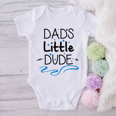 Dad's Little Dude-Onesie-Best Gift For Babies-Adorable Baby Clothes-Clothes For Baby-Best Gift For Papa-Best Gift For Mama-Cute Onesie