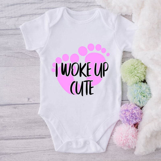 I Woke Up Cute-Onesie-Best Gift For Babies-Adorable Baby Clothes-Clothes For Baby-Best Gift For Papa-Best Gift For Mama-Cute Onesie