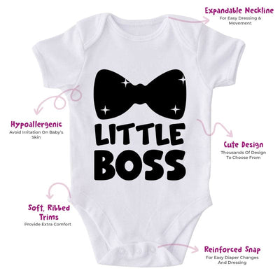 Little Boss-Onesie-Best Gift For Babies-Adorable Baby Clothes-Clothes For Baby-Best Gift For Papa-Best Gift For Mama-Cute Onesie