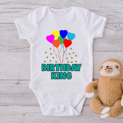Birthday King-Onesie-Best Gift For Babies-Adorable Baby Clothes-Clothes For Baby-Best Gift For Papa-Best Gift For Mama-Cute Onesie