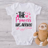 The Princess Has Arrived-Onesie-Best Gift For Babies-Adorable Baby Clothes-Clothes For Baby-Best Gift For Papa-Best Gift For Mama-Cute Onesie