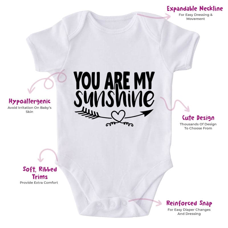 You Are My Sunshine-Onesie-Best Gift For Babies-Adorable Baby Clothes-Clothes For Baby-Best Gift For Papa-Best Gift For Mama-Cute Onesie