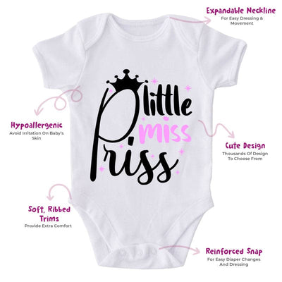 Little Miss Priss-Onesie-Best Gift For Babies-Adorable Baby Clothes-Clothes For Baby-Best Gift For Papa-Best Gift For Mama-Cute Onesie
